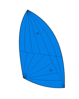 Spi compatible Tyka Nylon 0.9 Oz - bleu